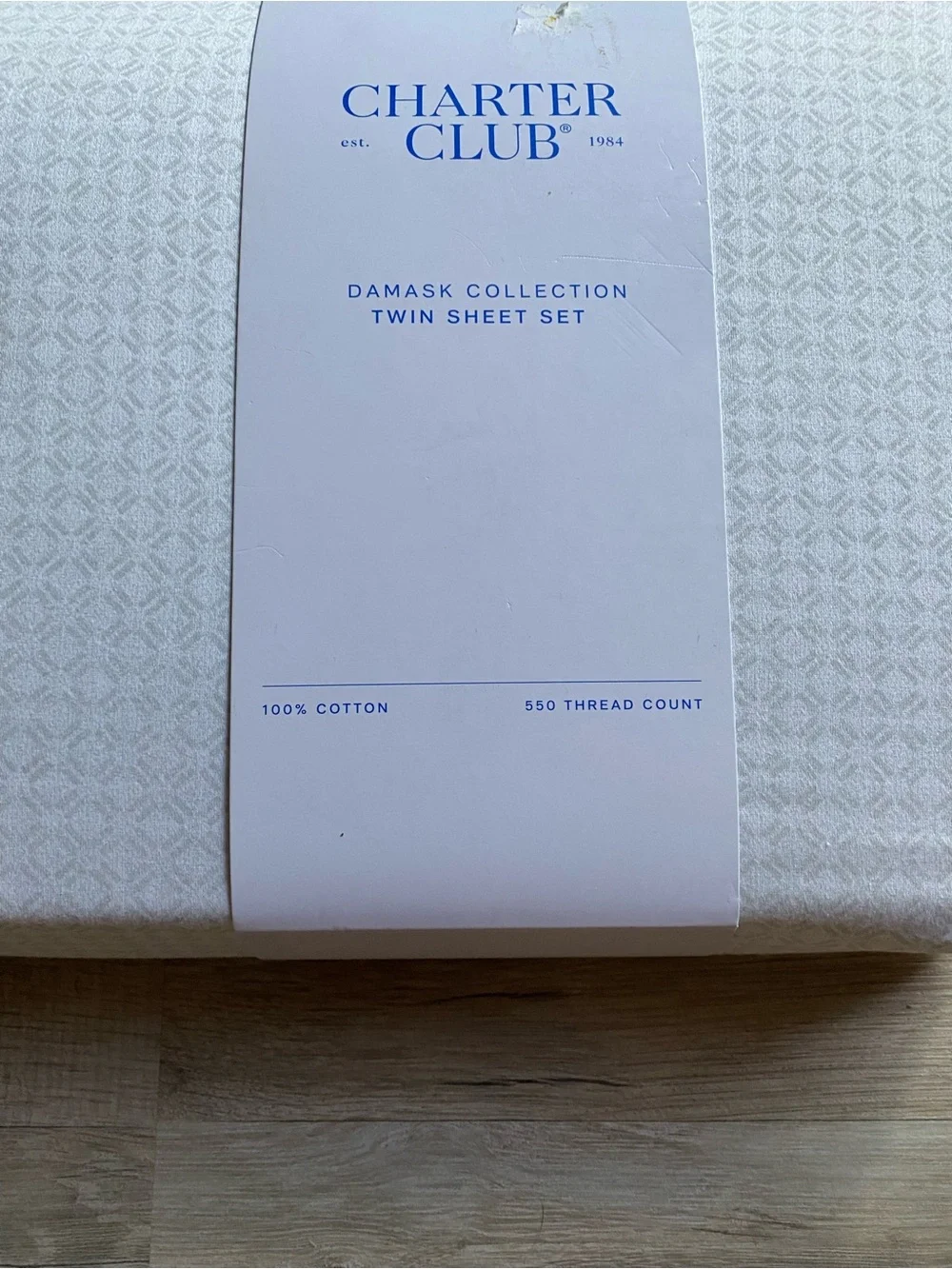 Charter Club Damask Twin Sheet Set
